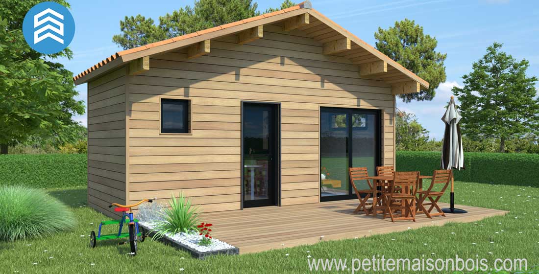 Chalet en bois habitable en kit : un logement d'appoint dans le jardin